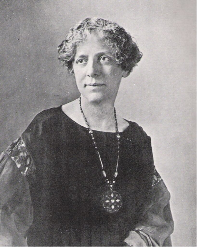 Retrato de Pearl Lenore Curran, médium de Patience Worth