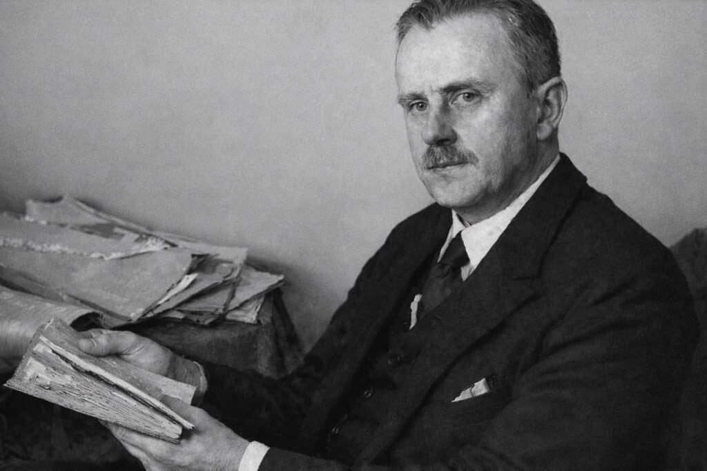 Retrato de Thomas Mann em 1922